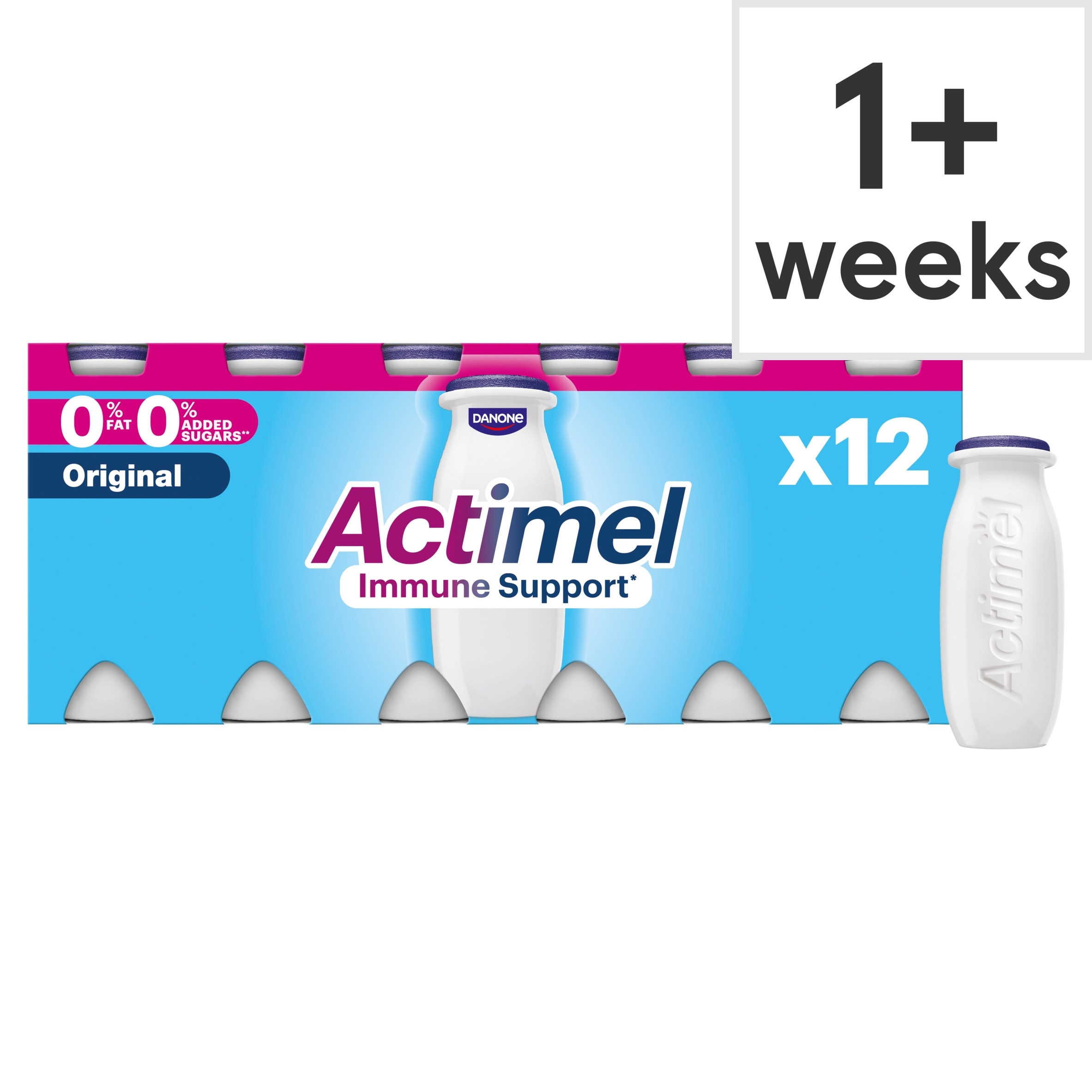 Actimel Original 0% Added Sugar Fat Free Yoghurt Drink