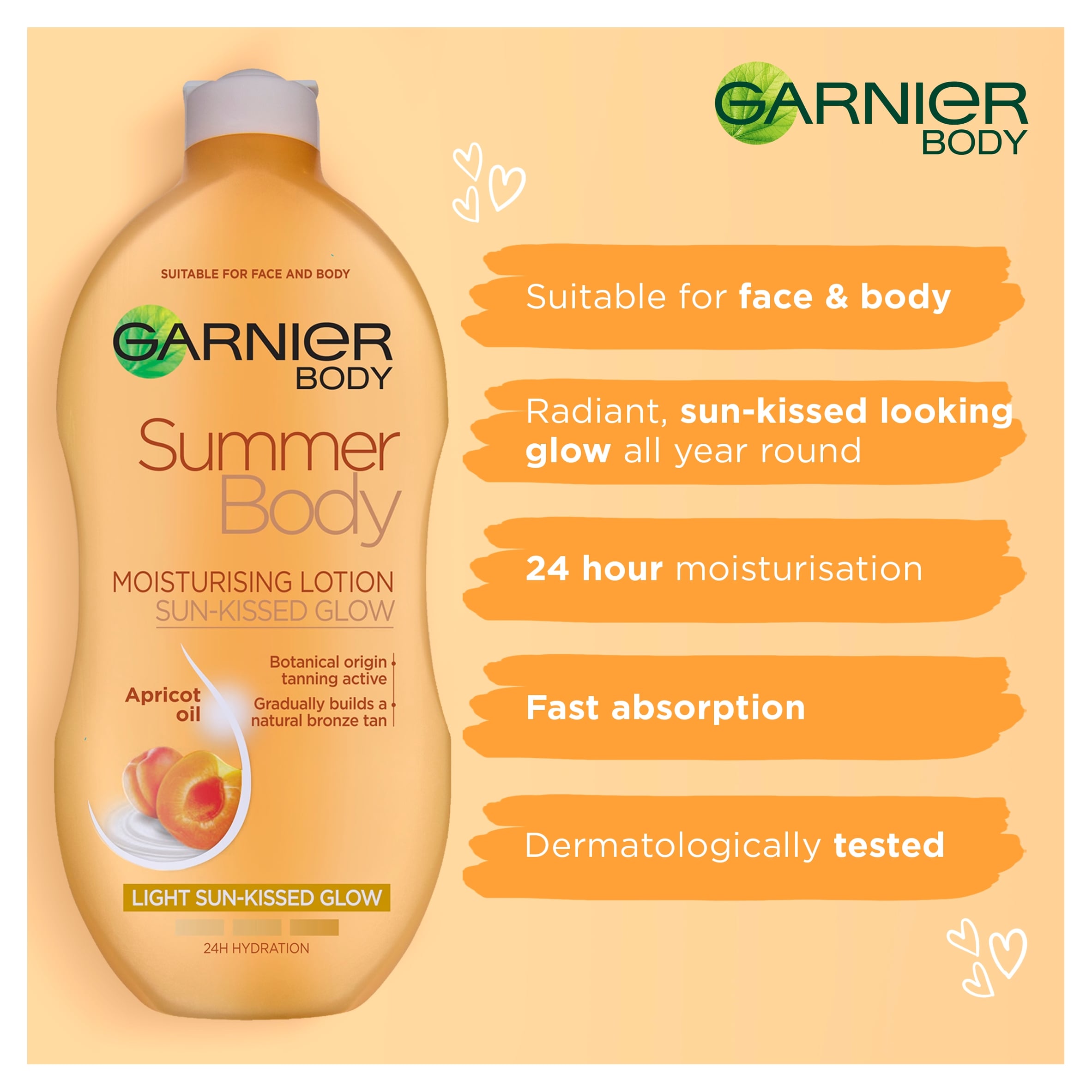 Garnier Body Light Gradual Tan Moisturiser 400Ml thumbnail 2