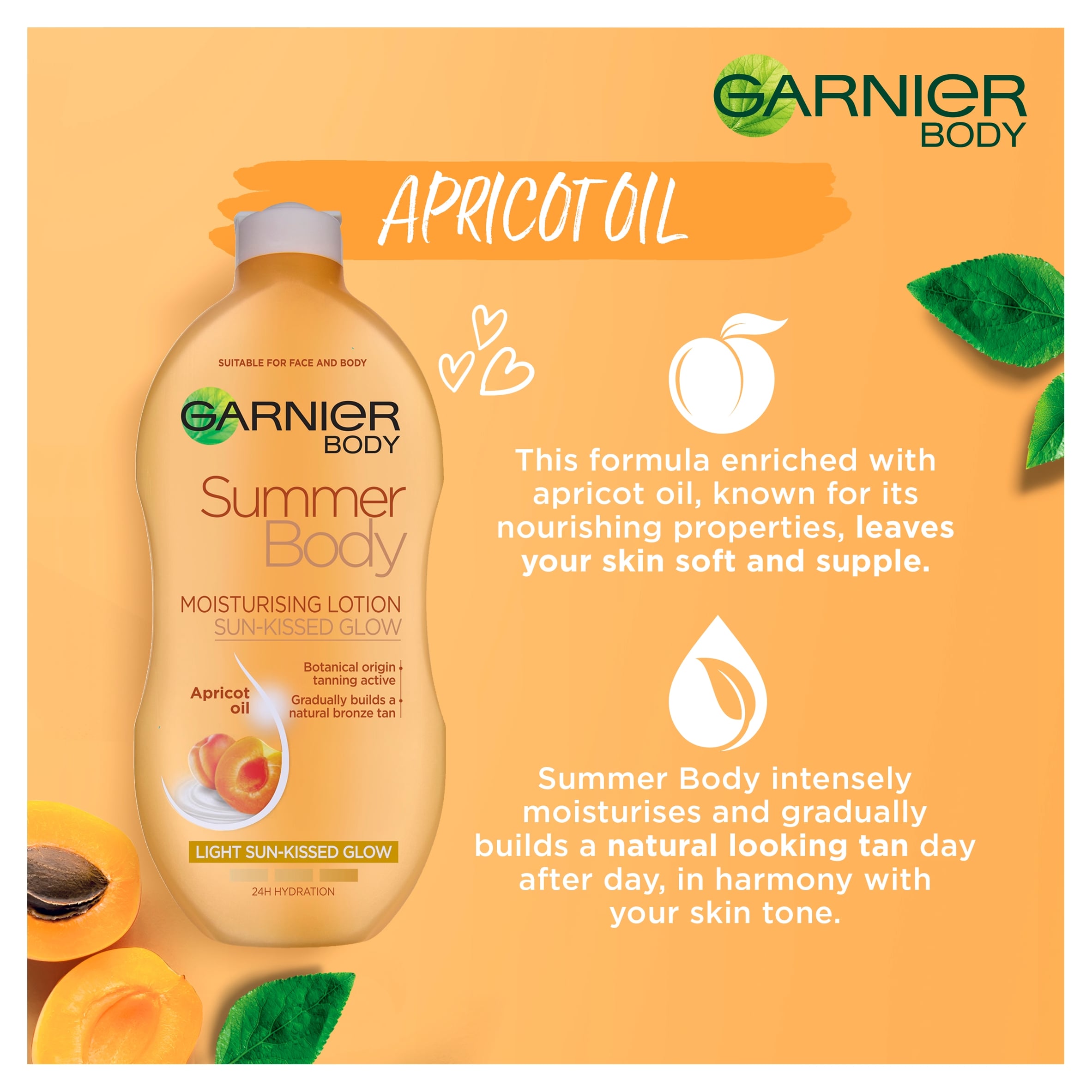 Garnier Body Light Gradual Tan Moisturiser 400Ml thumbnail 3
