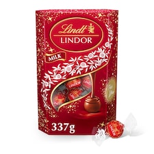 Lindt Lindor Milk Chocolate Truffles Carton 337G