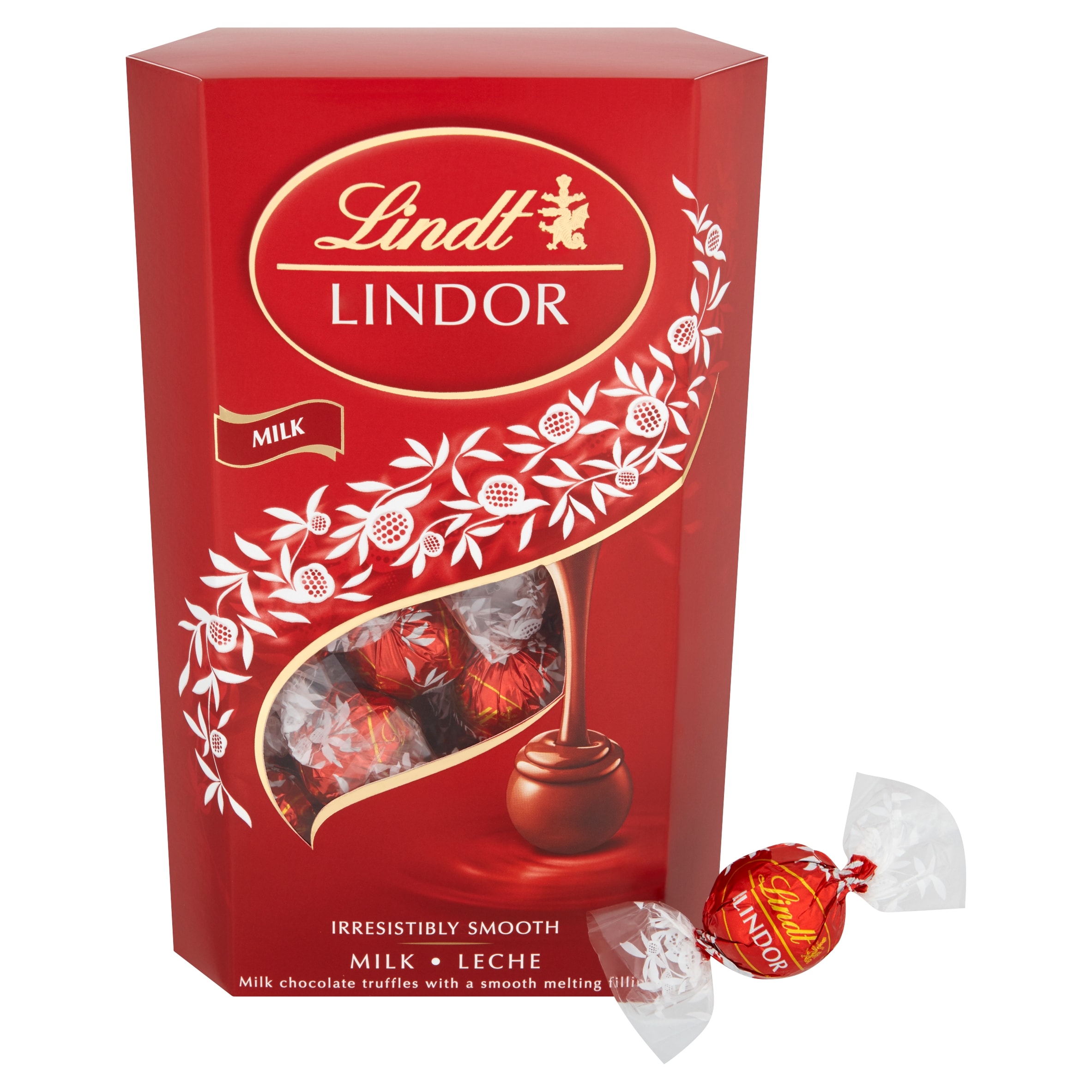 Lindt Lindor Milk Chocolate Truffles Box 337g thumbnail 2