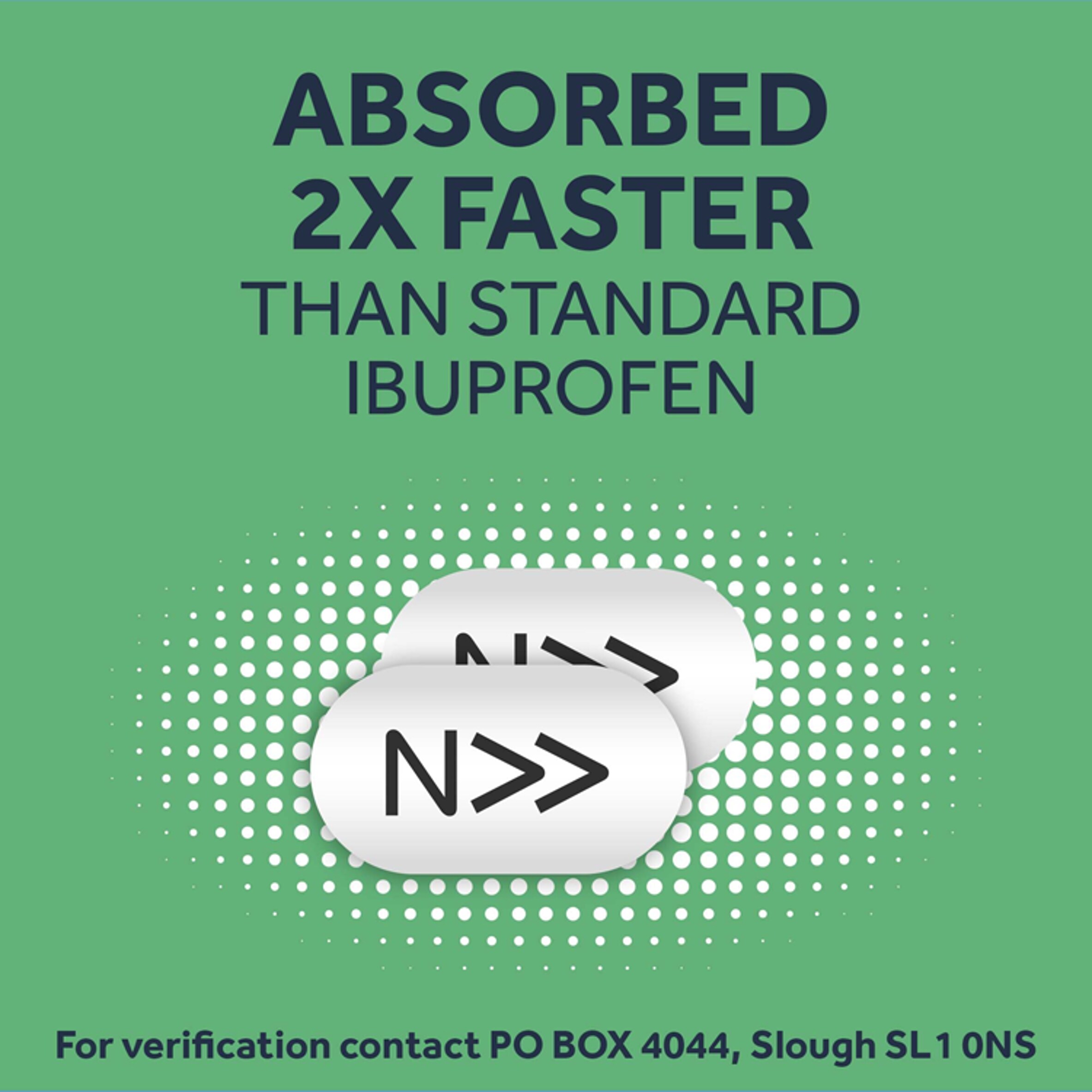 Nurofen Express Pain Relief Sodium Ibuprofen 256mg Caplets 12s thumbnail 2