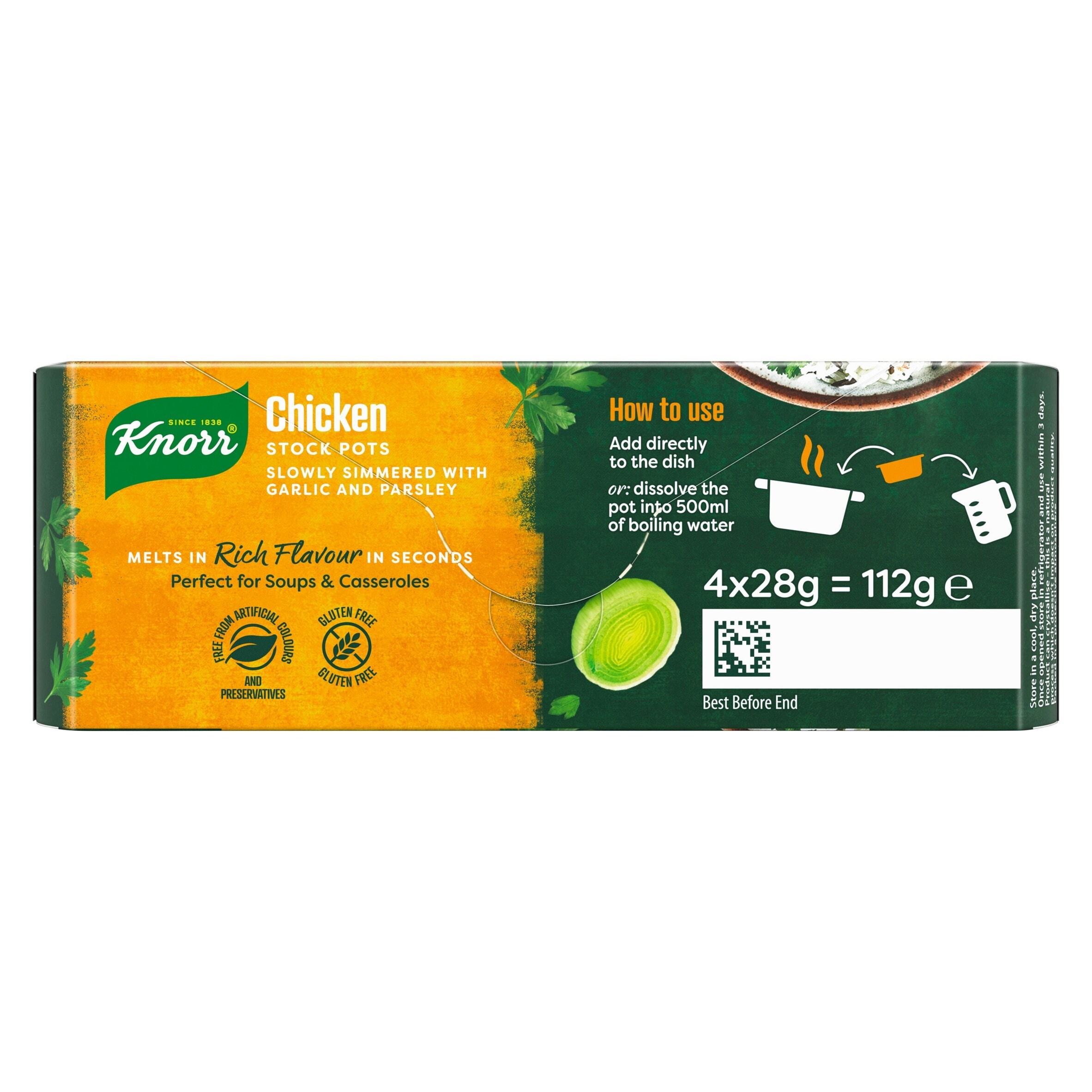 Knorr Chicken Stock Pot 4 x 28g thumbnail 3