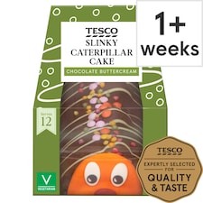 Tesco Slinky Caterpillar Cake