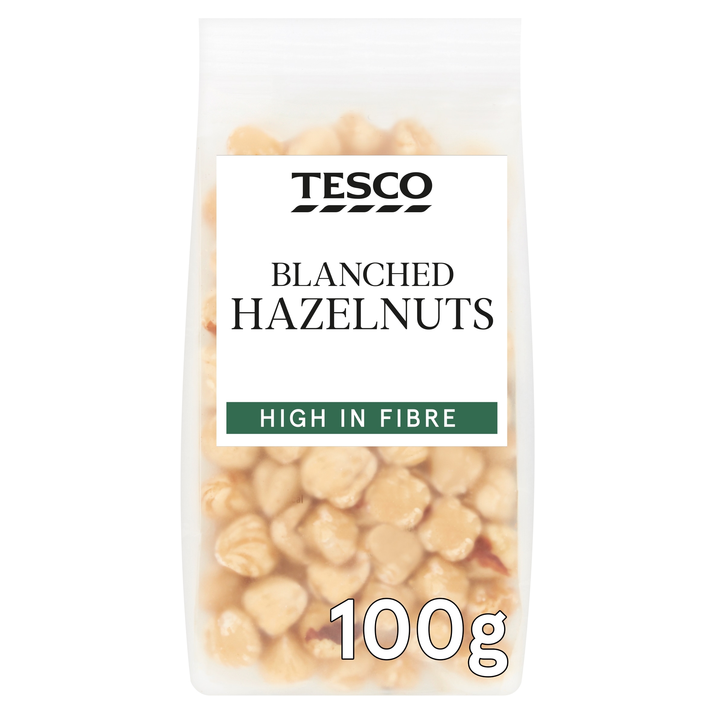 Tesco Whole Blanched Hazelnuts 100G