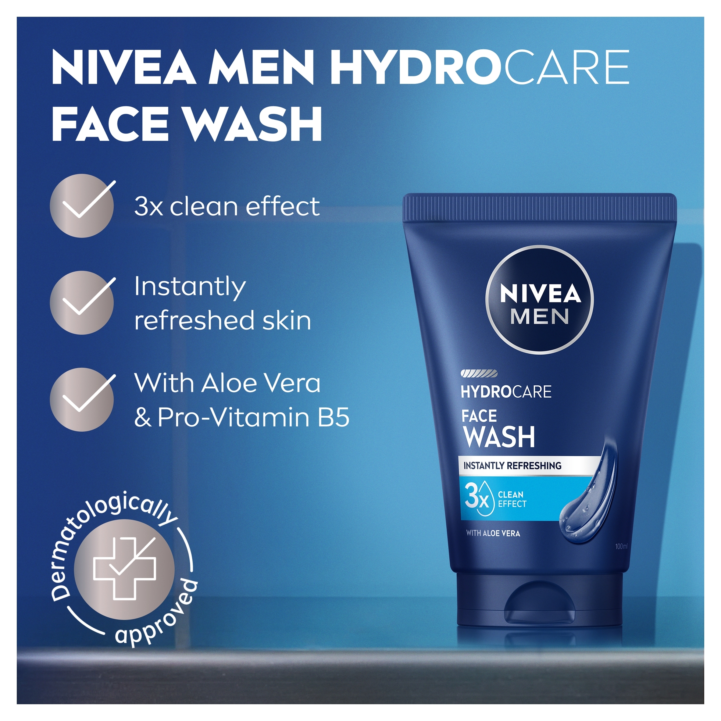 NIVEA MEN Protect & Care Deep Cleaning Face Wash 100ml thumbnail 2