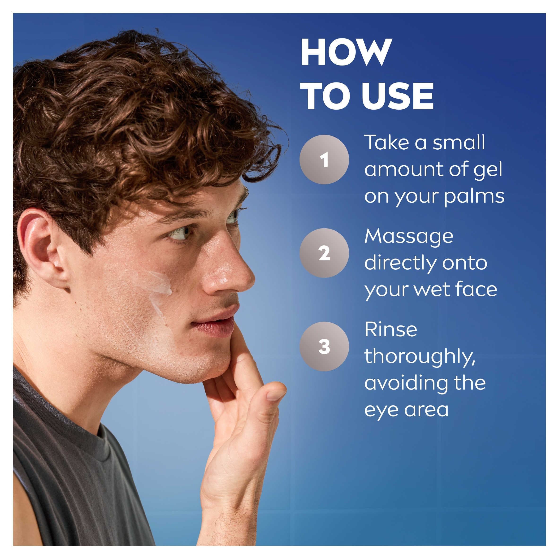 NIVEA MEN Protect & Care Deep Cleaning Face Wash 100ml thumbnail 3
