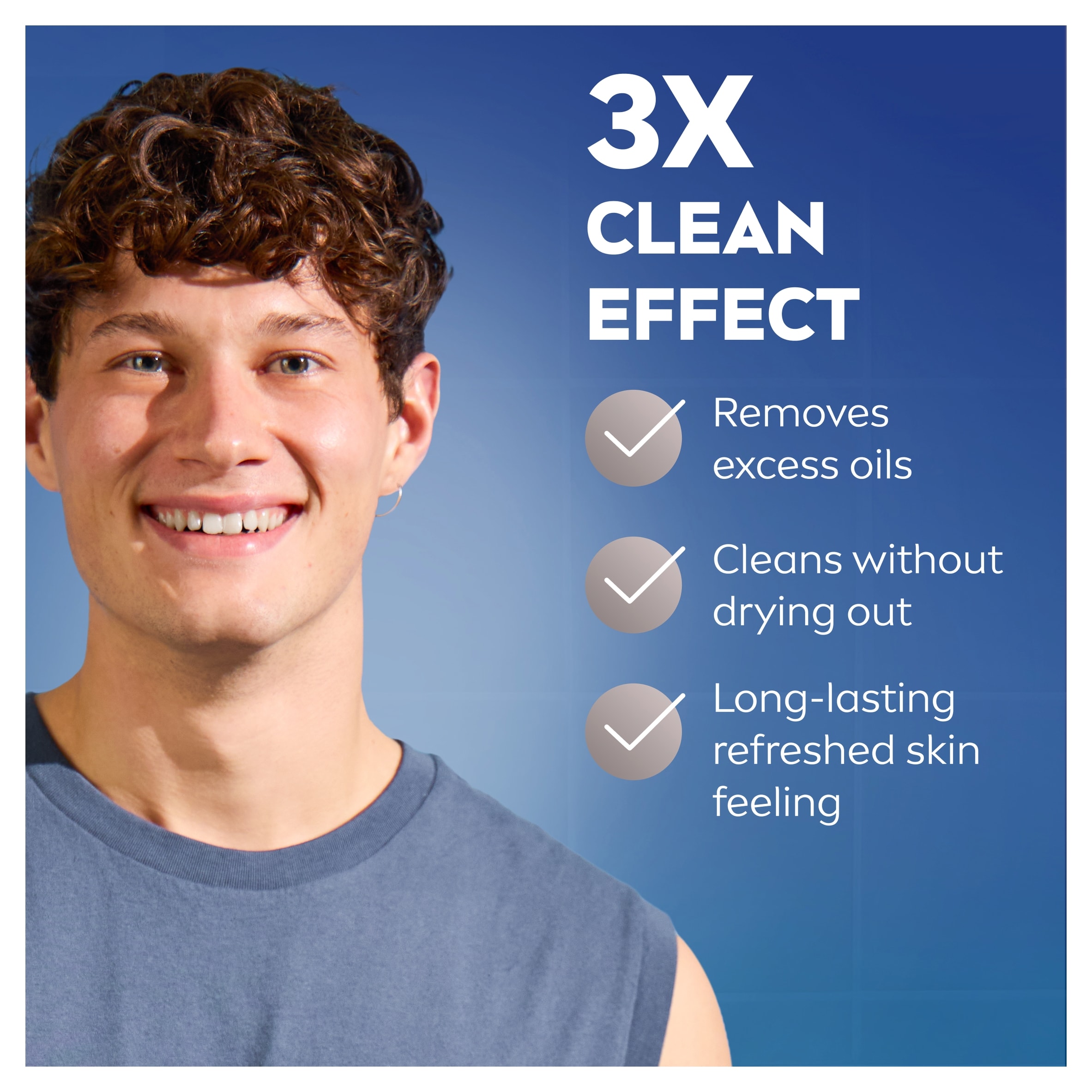 NIVEA MEN Protect & Care Deep Cleaning Face Wash 100ml thumbnail 4
