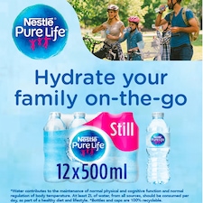 Nestle Pure Life Still Spring Water Multipack 12x500ml thumbnail 2