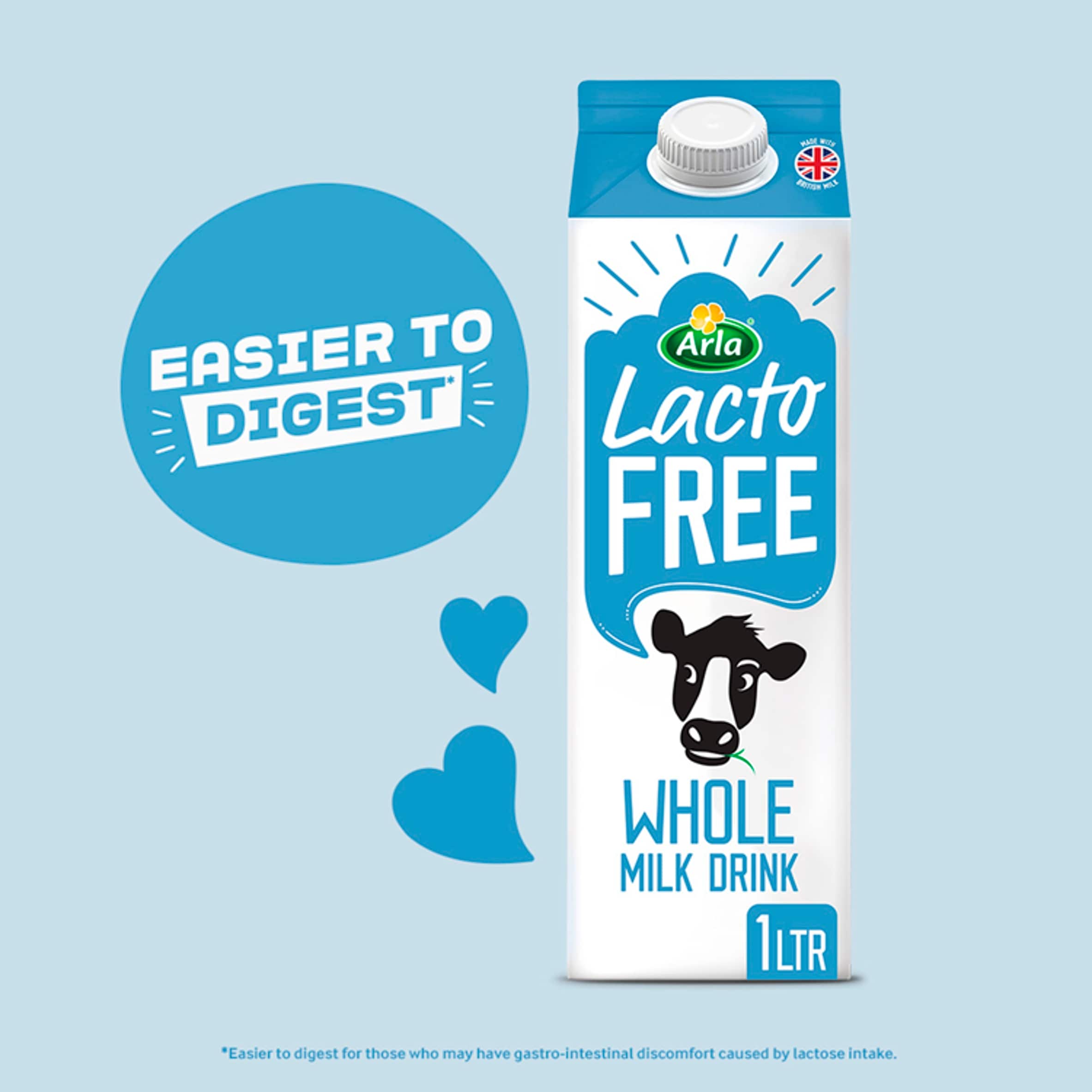 Arla LactoFREE Whole Milk Drink 1L thumbnail 4