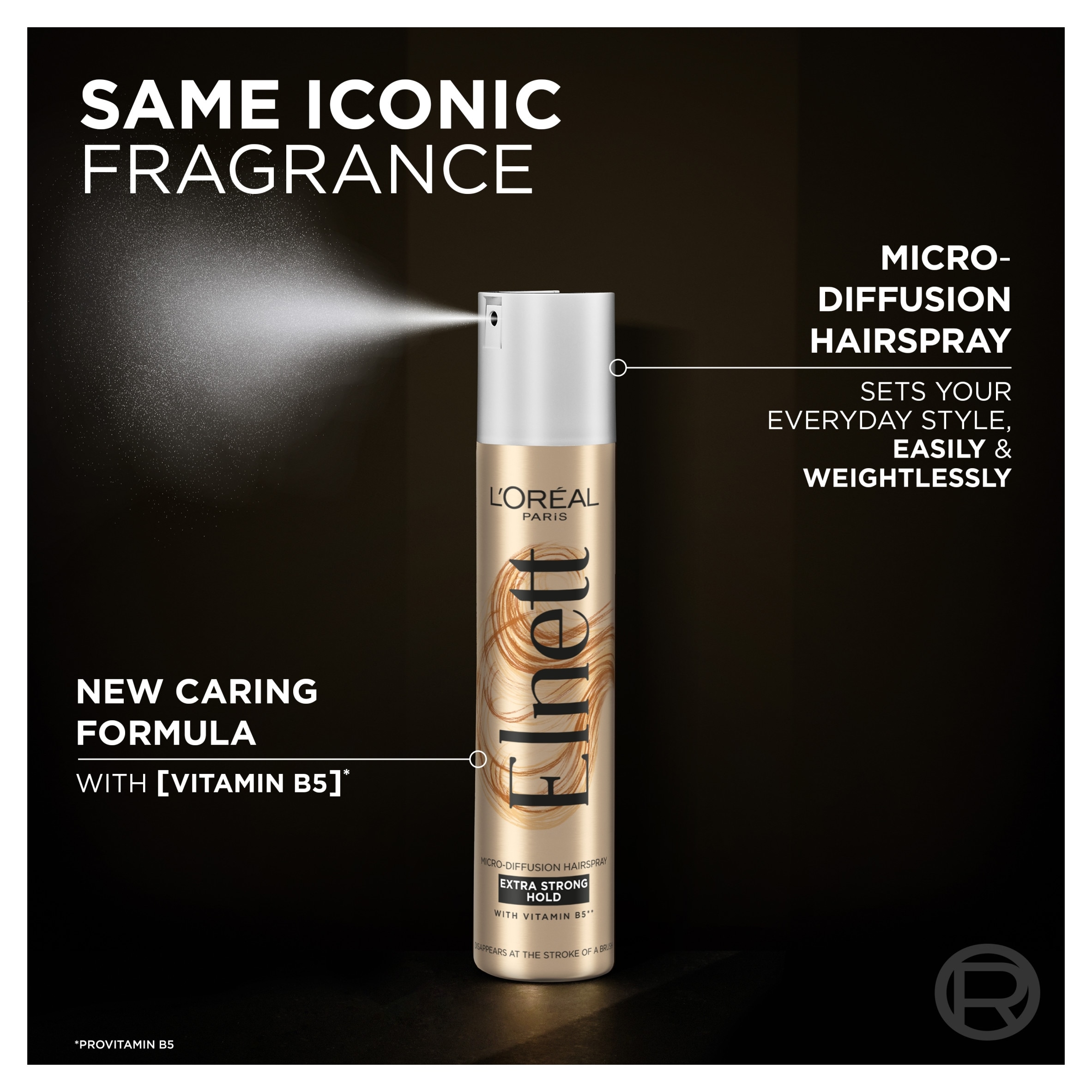 L'Oreal Paris Elnett Extra Strong Hold Hairspray 400ml thumbnail 4