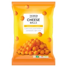 Tesco Cheese Balls Snacks 150G