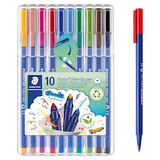 Staedtler Triplus Colour Fibre Tips 10 Pack thumbnail 2