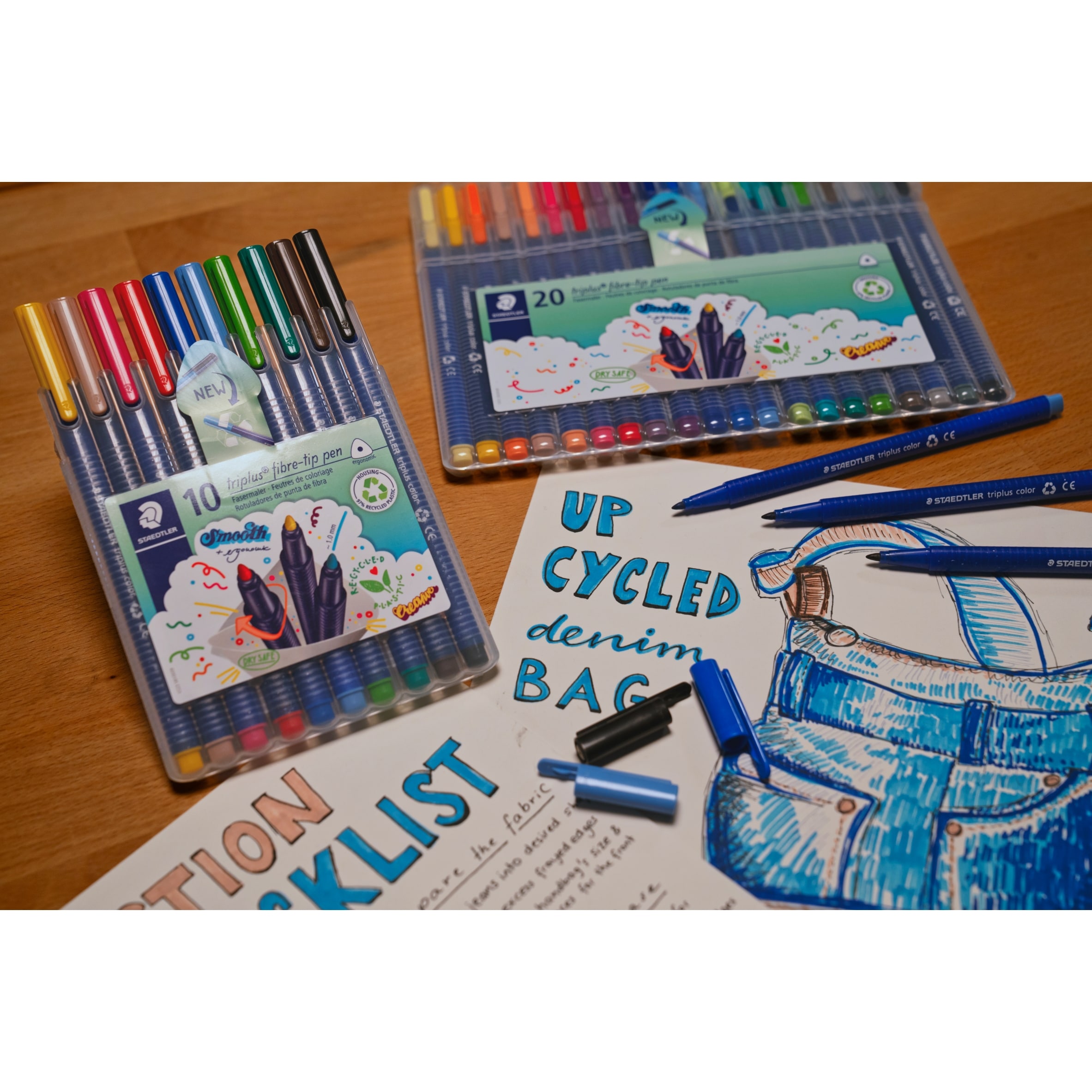 Staedtler Triplus Colour Fibre Tips 10 Pack thumbnail 5
