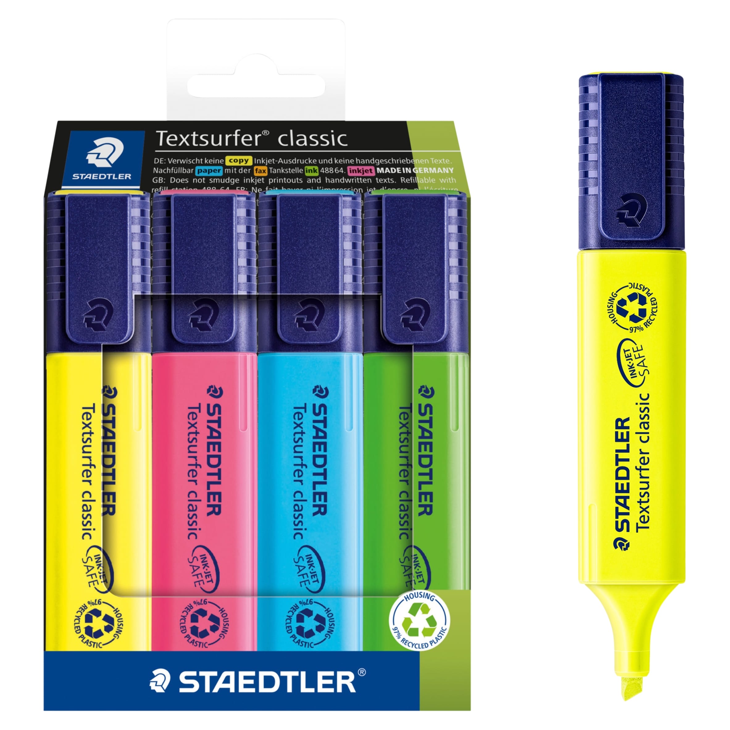 Staedtler Stationery Textsurfer Highlighters 4 Pack