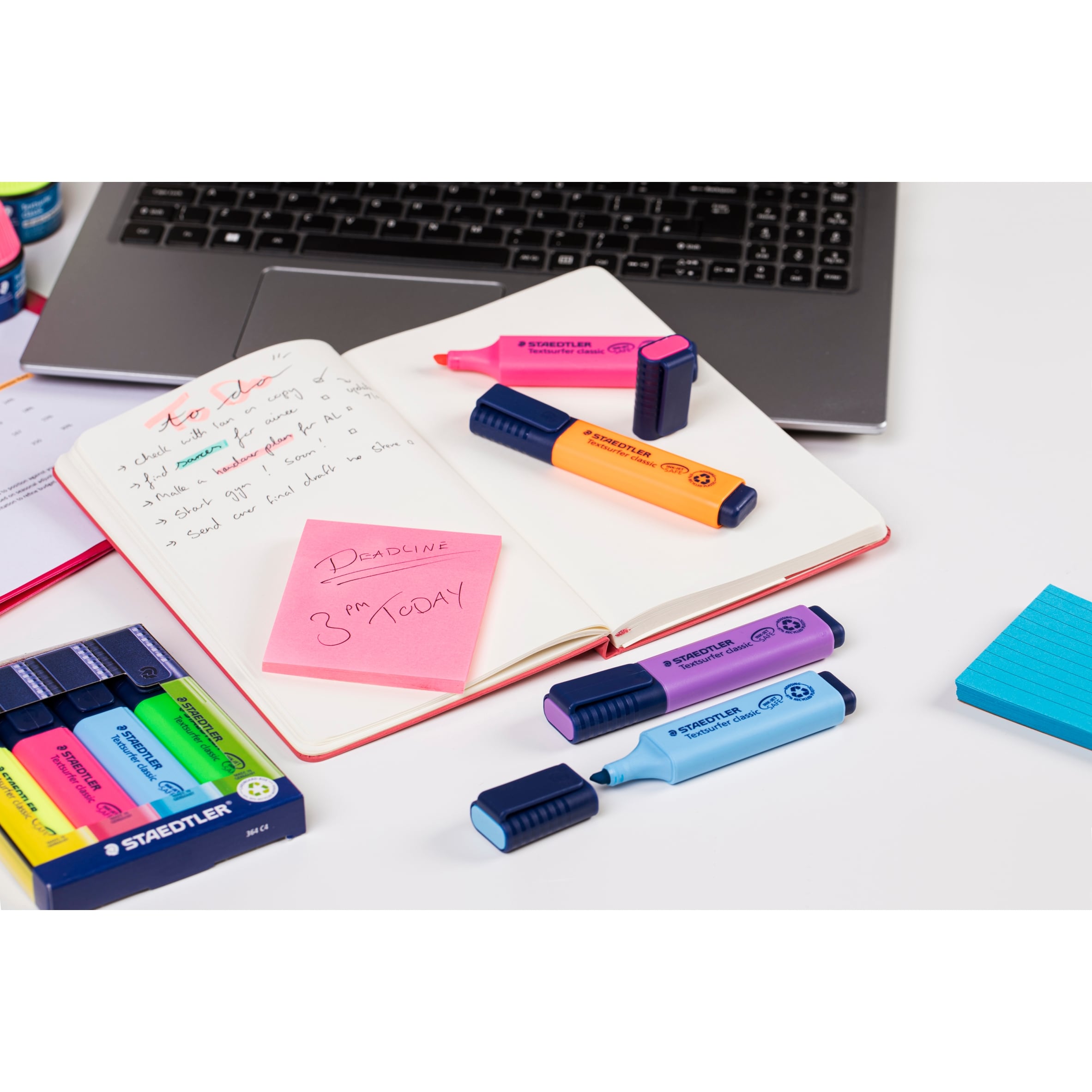 Staedtler Stationery Textsurfer Highlighters 4 Pack thumbnail 4