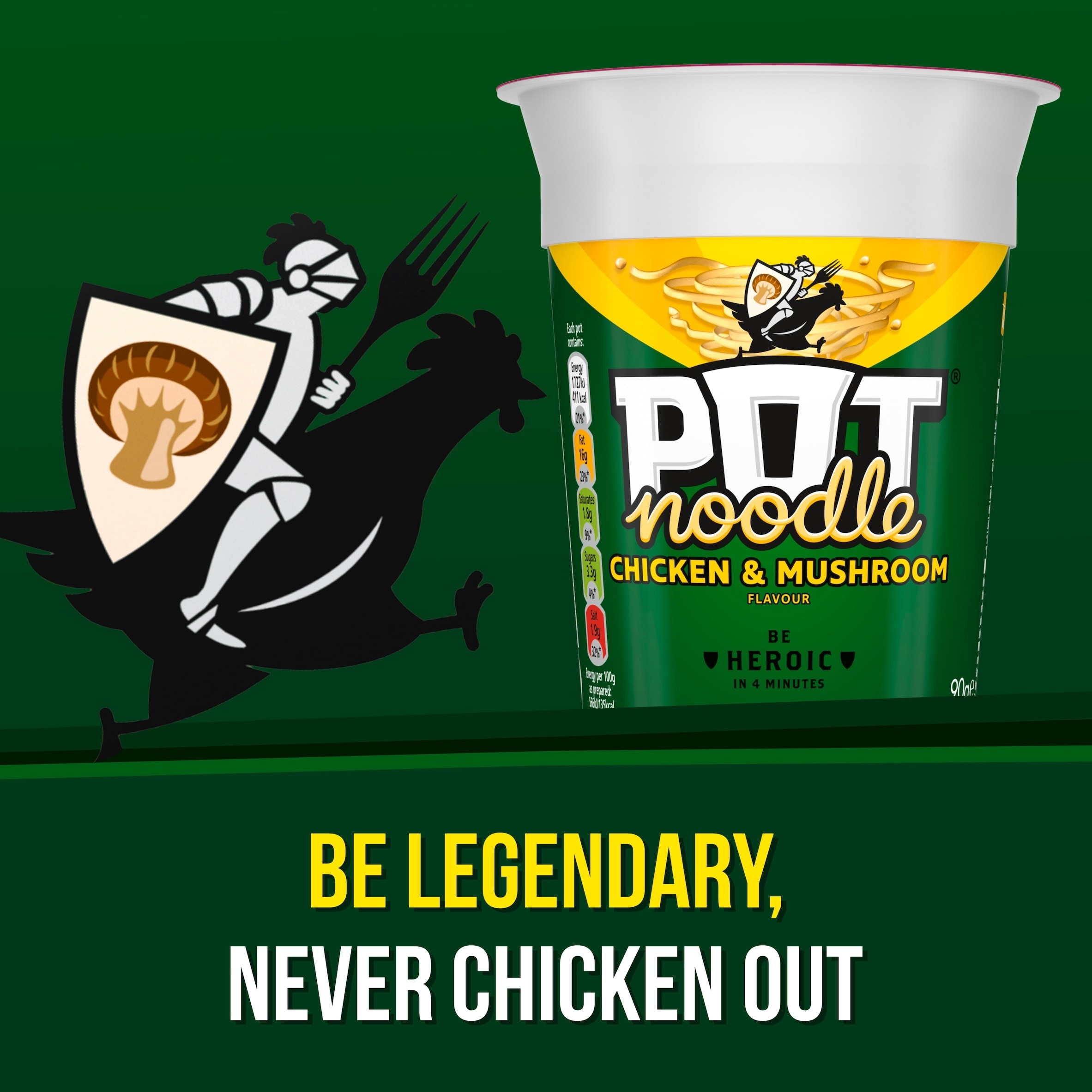Pot Noodle Chicken & Mushroom Instant Noodles 90g thumbnail 5