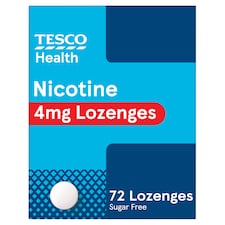 Tesco Nicotine 4Mg Lozenges 72S