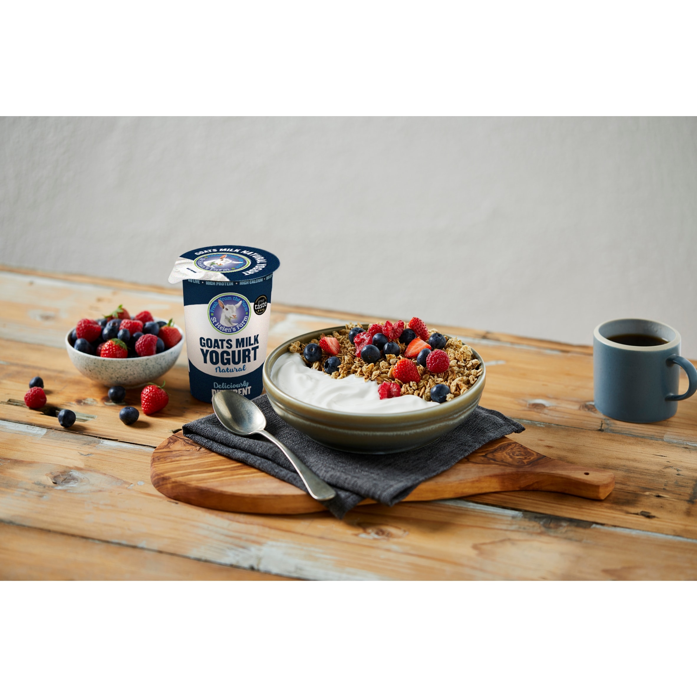 St Helen's Farm Natural Goats Milk Yogurt 450G thumbnail 2