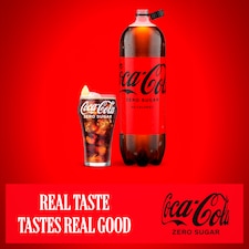 Coca-Cola Zero Sugar Soft Drink Bottle 2L thumbnail 5