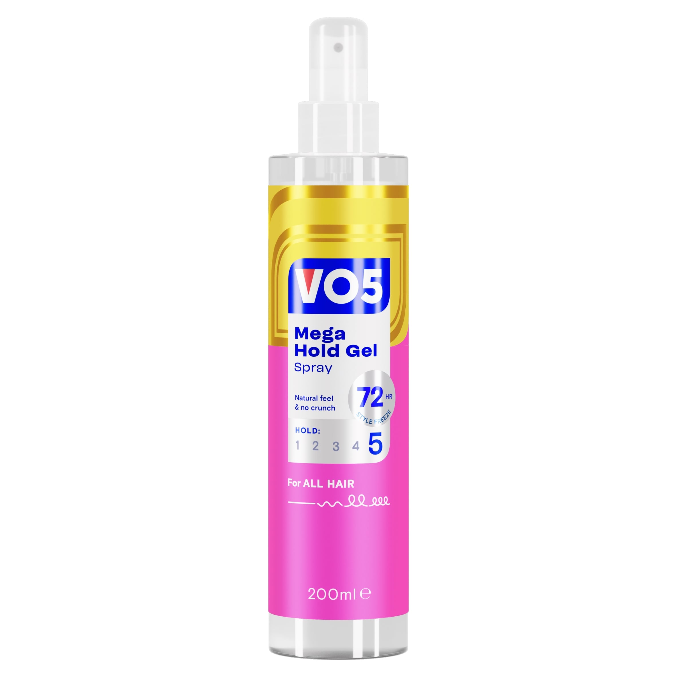 Vo5 Mega Hold Gel Spray 200Ml