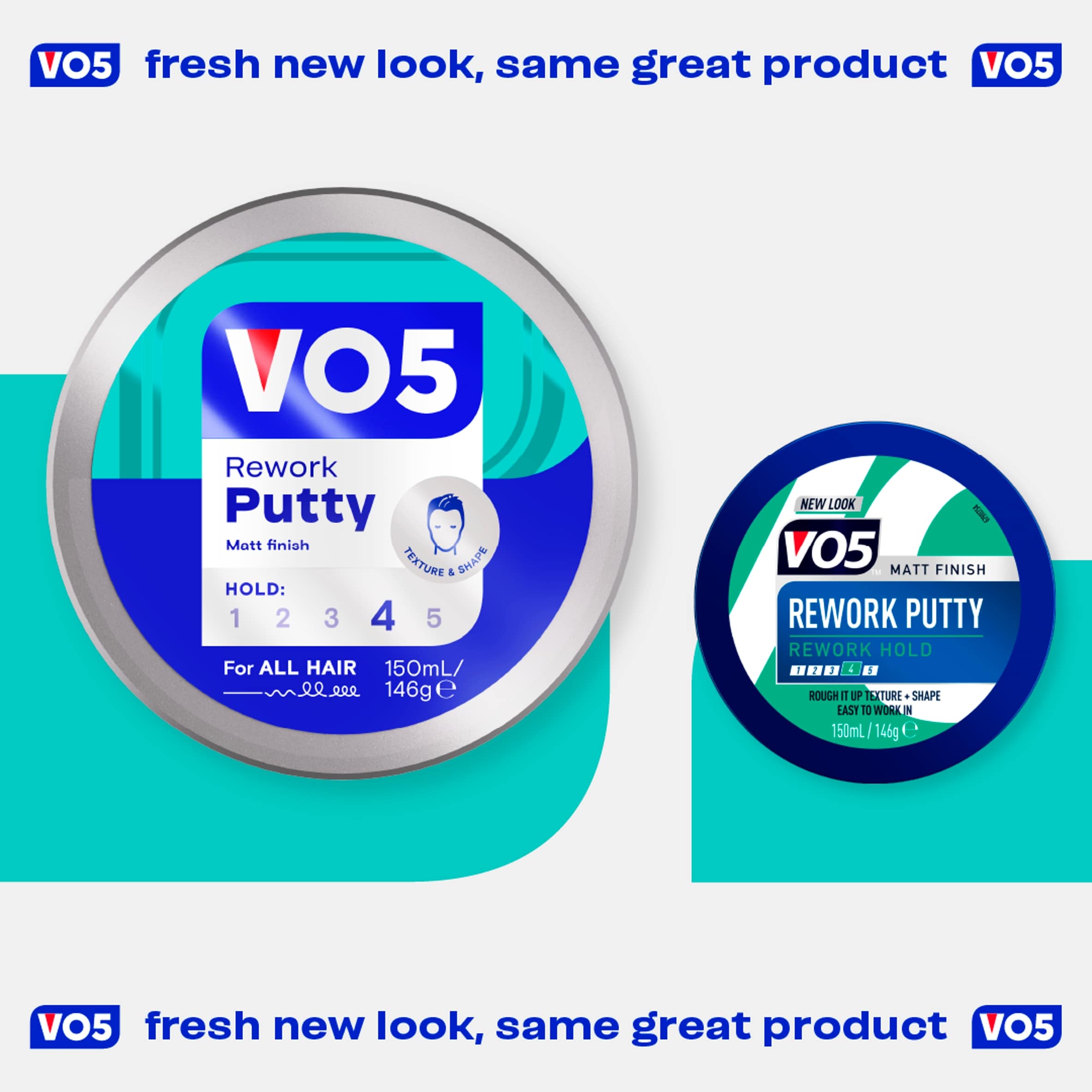 Vo5 Extreme Style Rework Putty 150Ml thumbnail 4