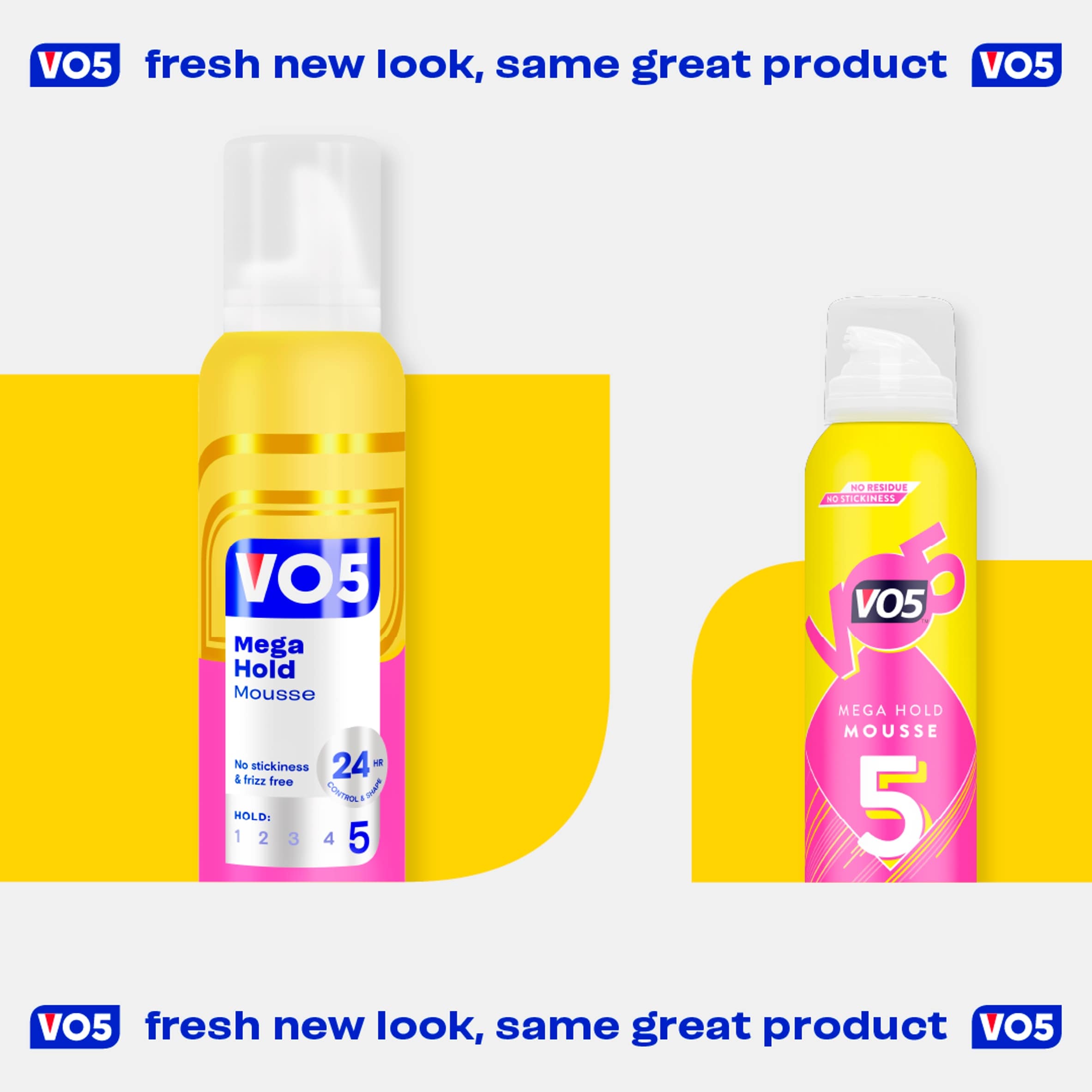 VO5 Mega Hold Mousse 200ml thumbnail 4