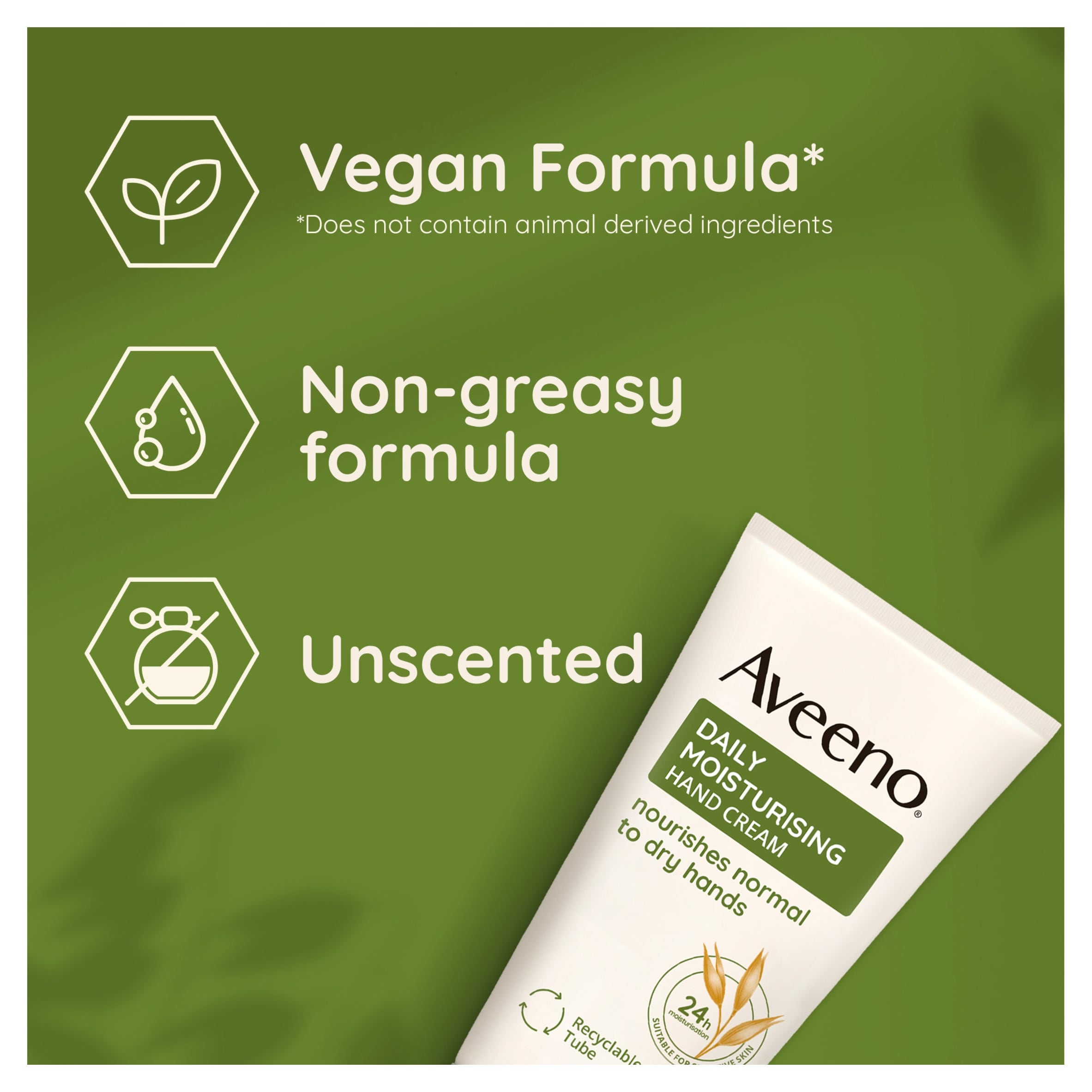 Aveeno Daily Moisturising Hand Cream Moisturiser Sensitive Skin 75ml thumbnail 5