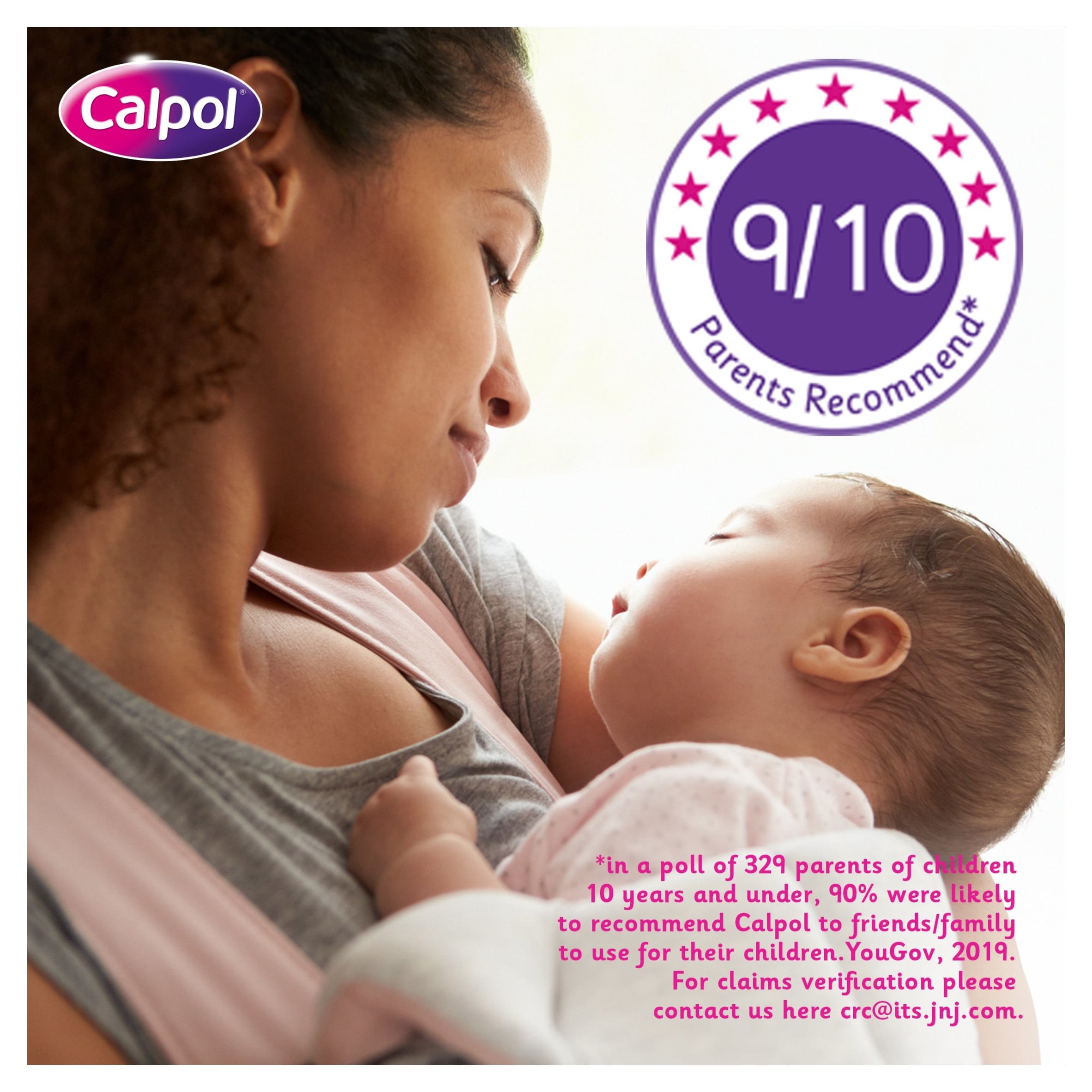 Calpol Infant Paracetamol Oral Suspension 120mg/5ml - Strawberry 100ml thumbnail 4
