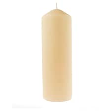 F&F Home Large Unfragranced Pillar Candle - Ivory