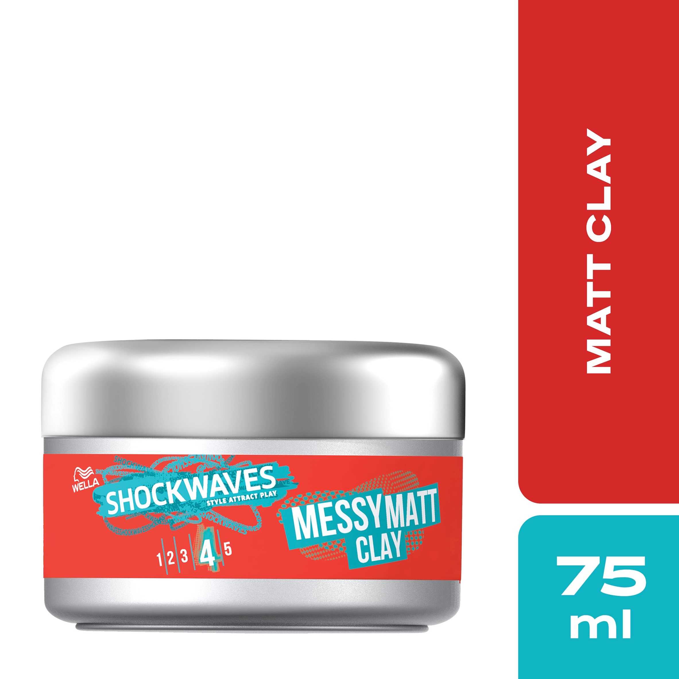 Wella Shockwaves Messy Matte Clay