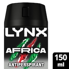 Lynx Africa 72h Antiperspirant Deodorant for Men 150ml