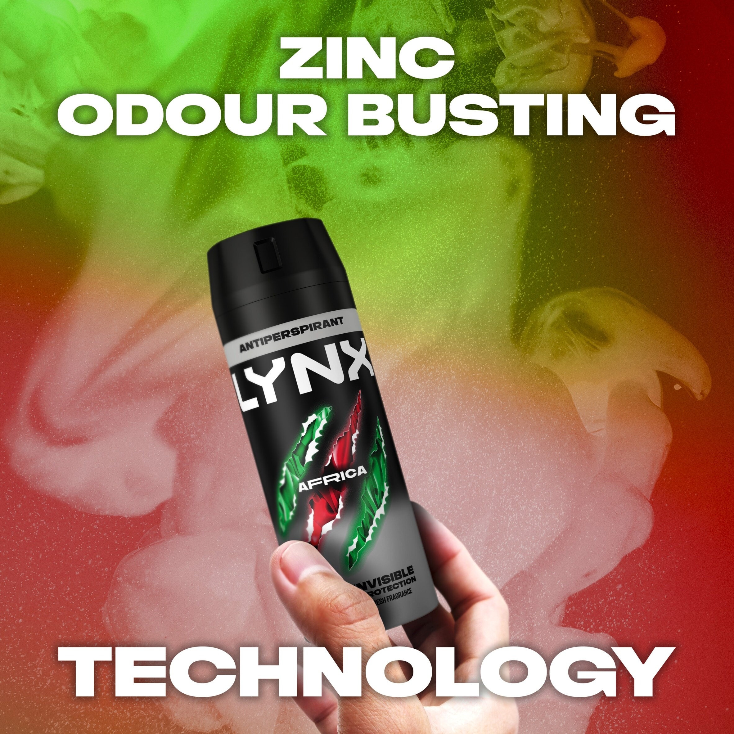 Lynx Africa 72h Antiperspirant Deodorant for Men 150ml thumbnail 3