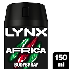 Lynx Africa 48h Deodorant Bodyspray for Men 150ml