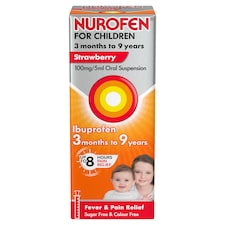 Nurofen For Children Ibuprofen Oral Suspension - Strawberry 100ml