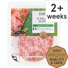 Tesco Salami Slices 12 Pack 100g