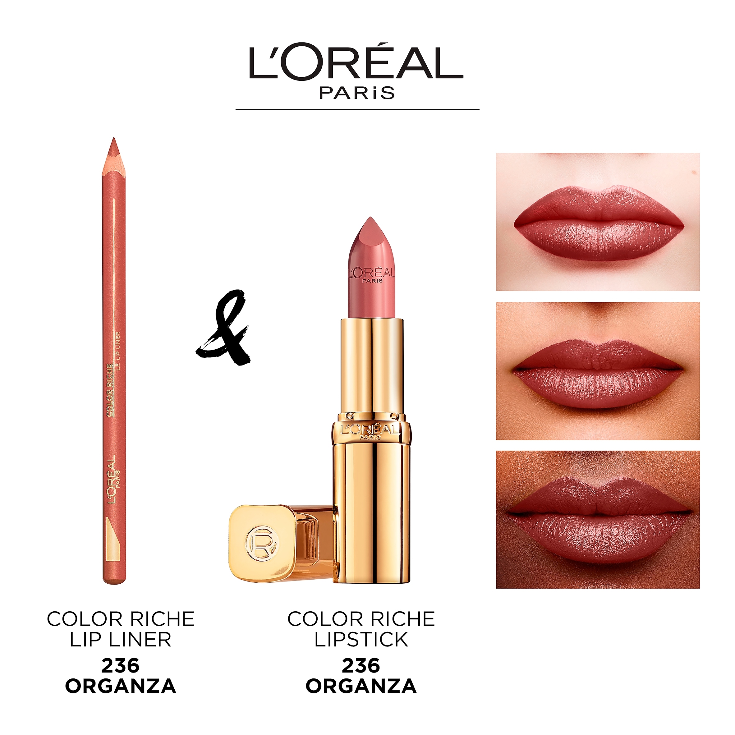 L'Oreal Paris Color Riche Lipstick 236 Organza 5ml thumbnail 4