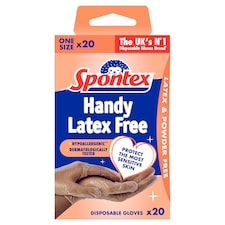Spontex Handy Sensitive Disposable Gloves 20 Pack