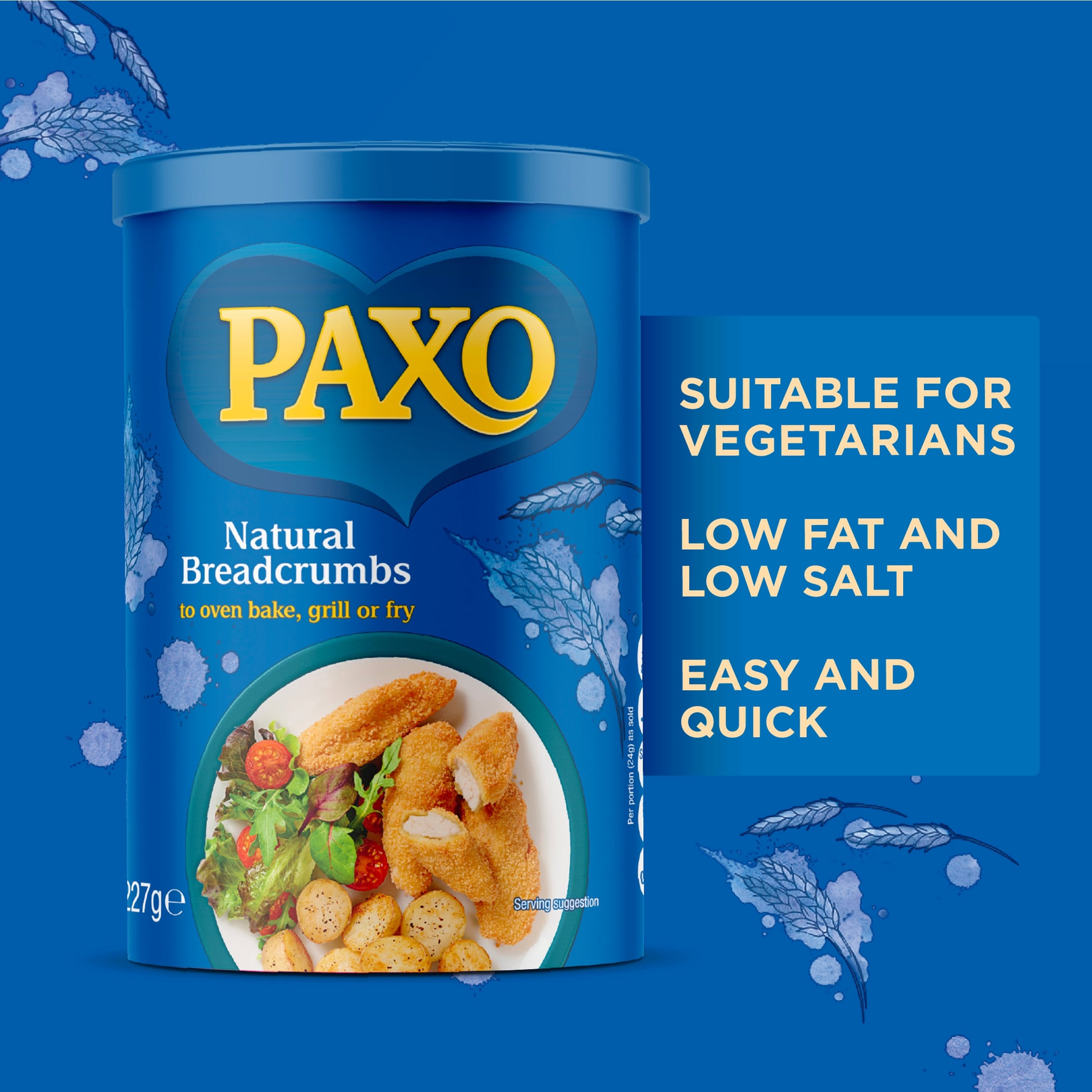 Paxo Natural Breadcrumbs 227G thumbnail 5