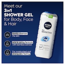 NIVEA MEN Sensitive Shower Gel 250ml thumbnail 2