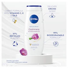 NIVEA Cashmere & Cotton Seed Oil Shower Cream 250ml thumbnail 2