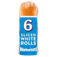 Warburtons Soft White Sandwich Rolls 6 Pack thumbnail 2