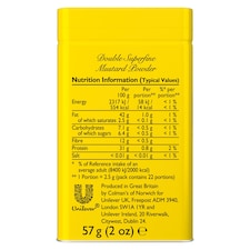 Colman's Original English Mustard Powder 57G thumbnail 2