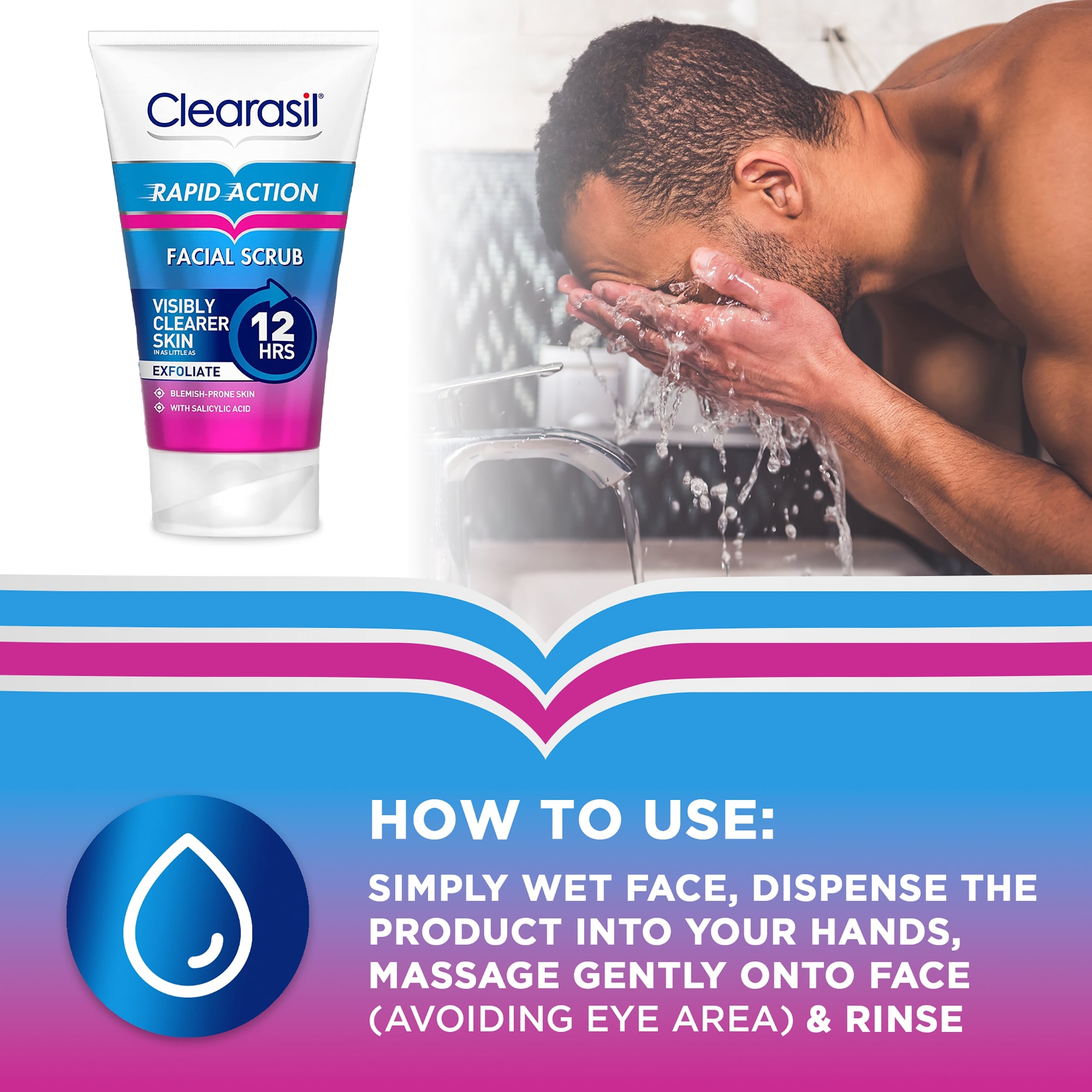 Clearasil Ultra Rapid Action Scrub 125Ml thumbnail 5