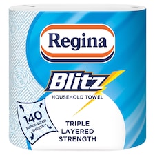 Regina Blitz Kitchen Roll 140 Supersized Sheets 2 Roll