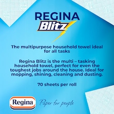 Regina Blitz Kitchen Roll 140 Supersized Sheets 2 Roll thumbnail 2