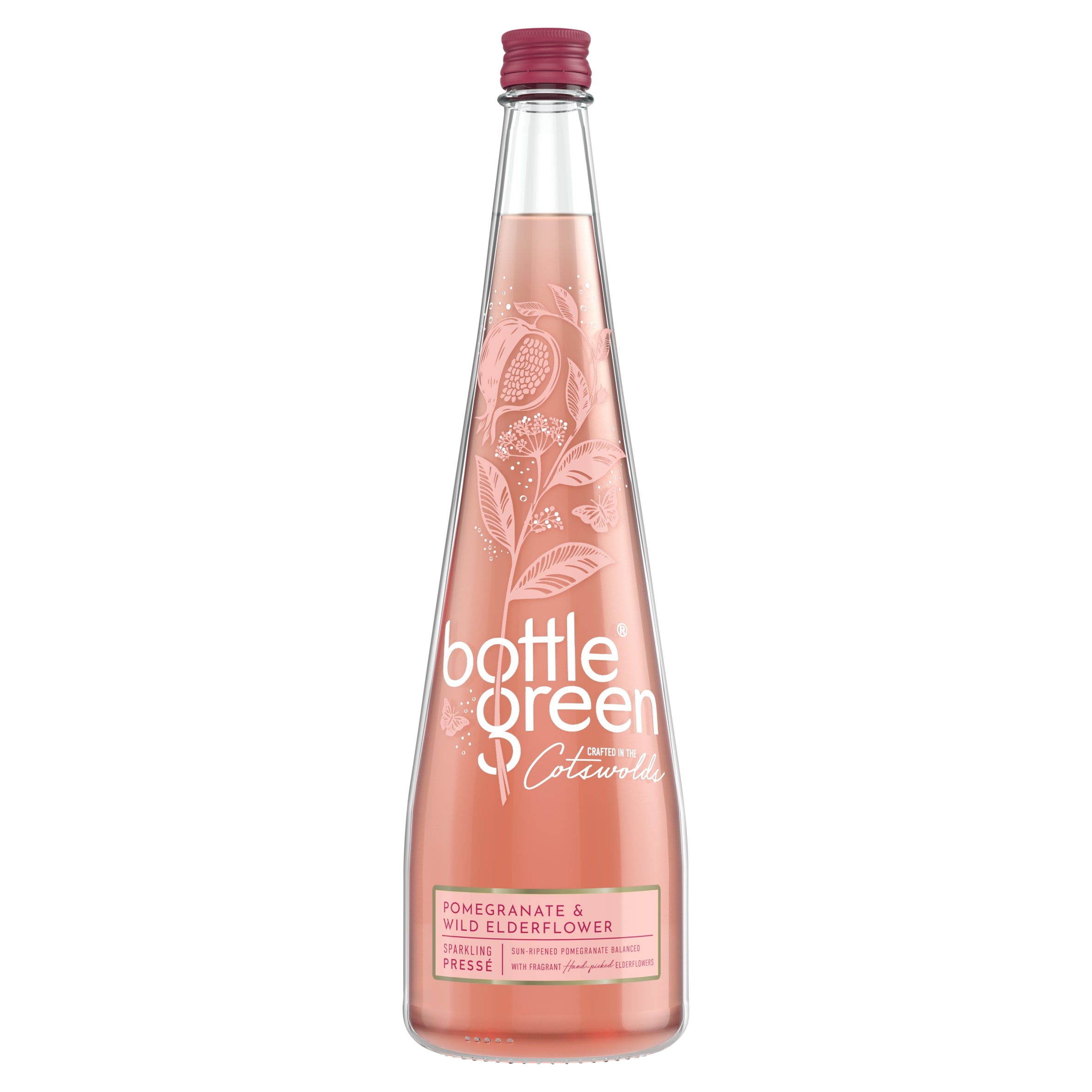 Bottlegreen Pomegranate & Elderflower Light Sparkling Presse Drink