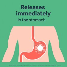 Nurofen Express Pain Relief Liquid Capsules - Ibuprofen 200mg 10s thumbnail 4