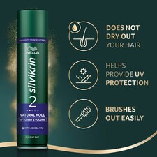 Silvikrin Natural Hair Spray 400Ml thumbnail 3