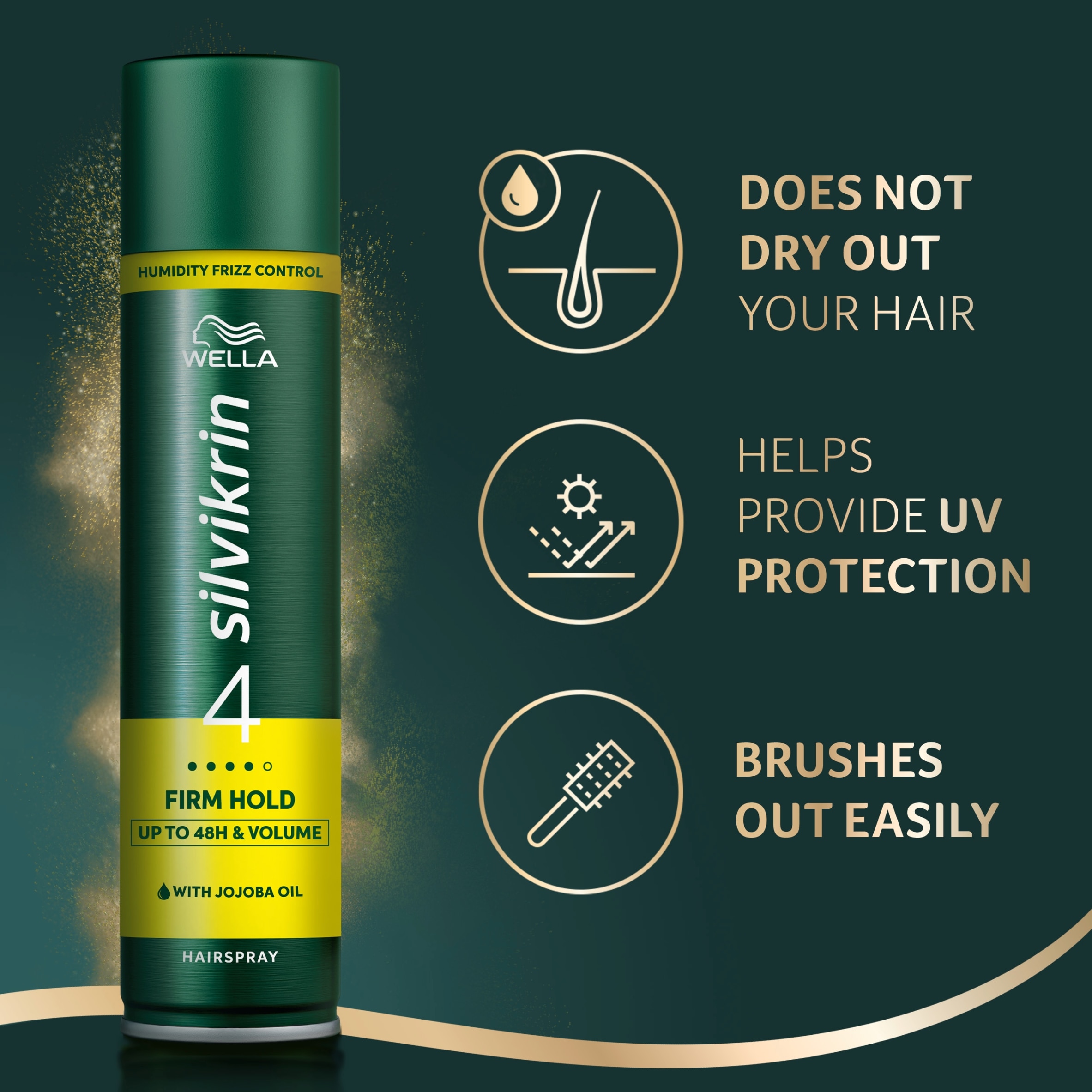Silvikrin Firm Hold Hair Spray 400Ml thumbnail 3